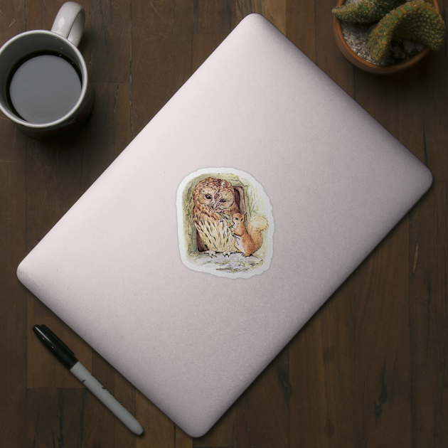 Squirrel Nutkin and Mr. Brown - Beatrix Potter by forgottenbeauty